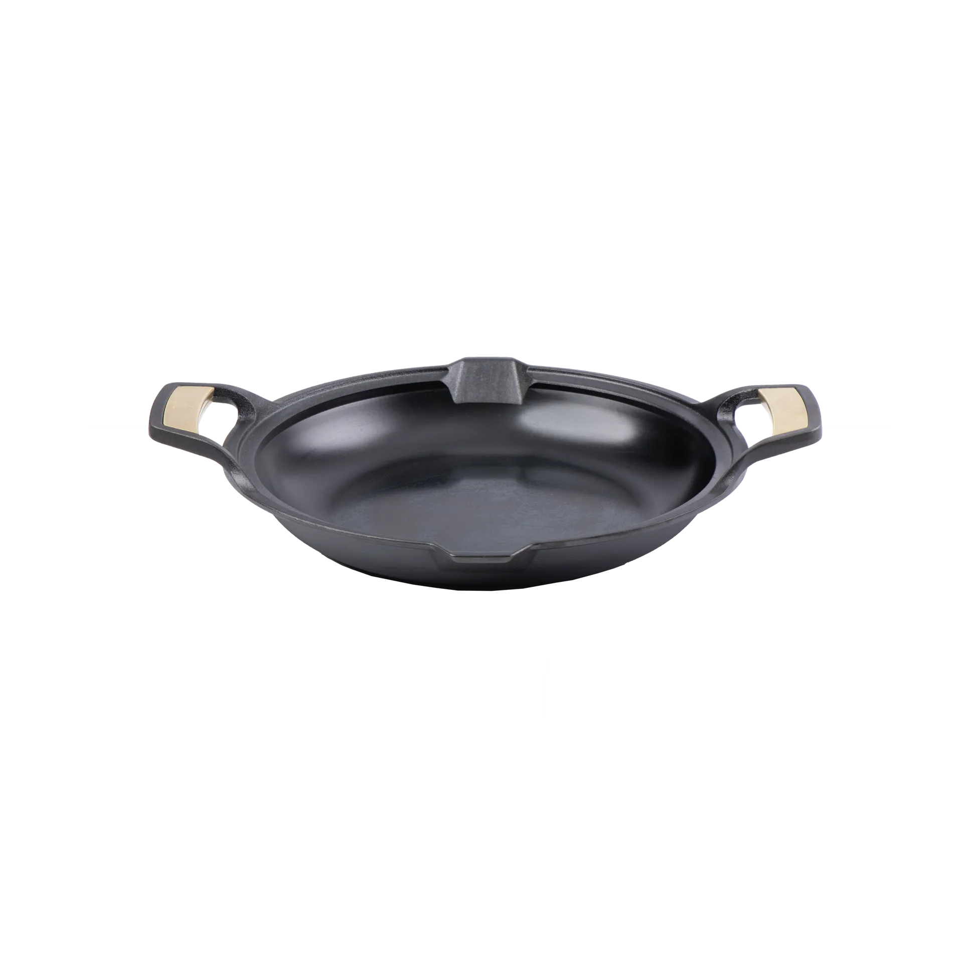 Signature Paellapfanne aus poliertem Gusseisen 33 cm, Schwarz Victoria