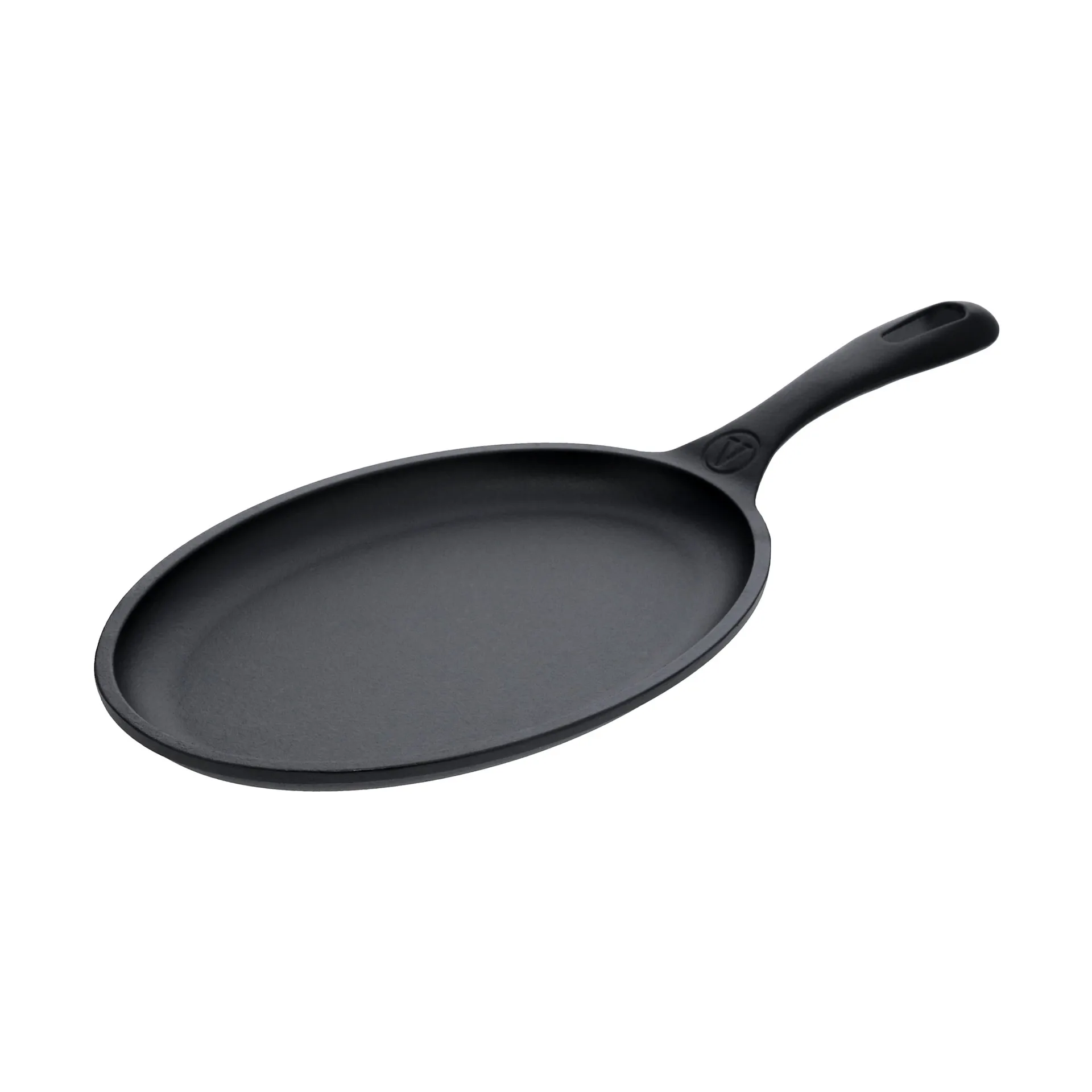 Victoria Fajita-Bratpfanne Gusseisen emailliert, 41x18 cm Victoria