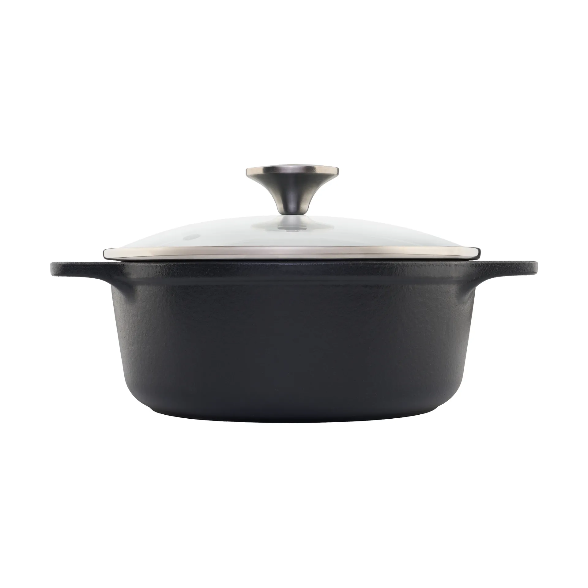 Victoria Gusseisen-Bräter Glasdeckel vorbehandelt, 1,9 l Victoria