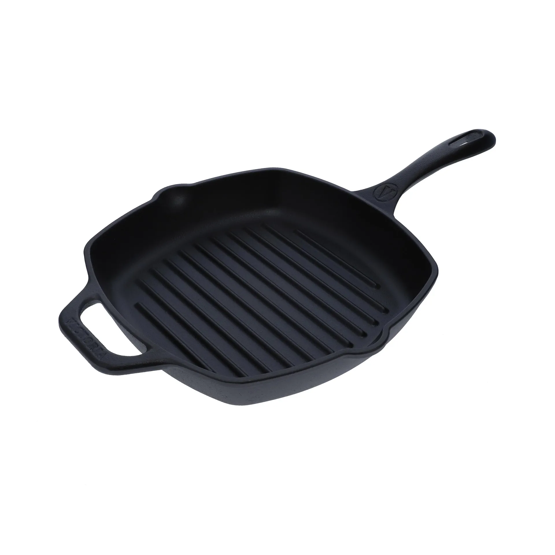 Victoria quadratische Grillpfanne Gusseisen enameled, 44,1x28,4 cm Victoria