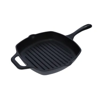 Victoria quadratische Grillpfanne Gusseisen enameled - 44,1x28,4 cm - Victoria