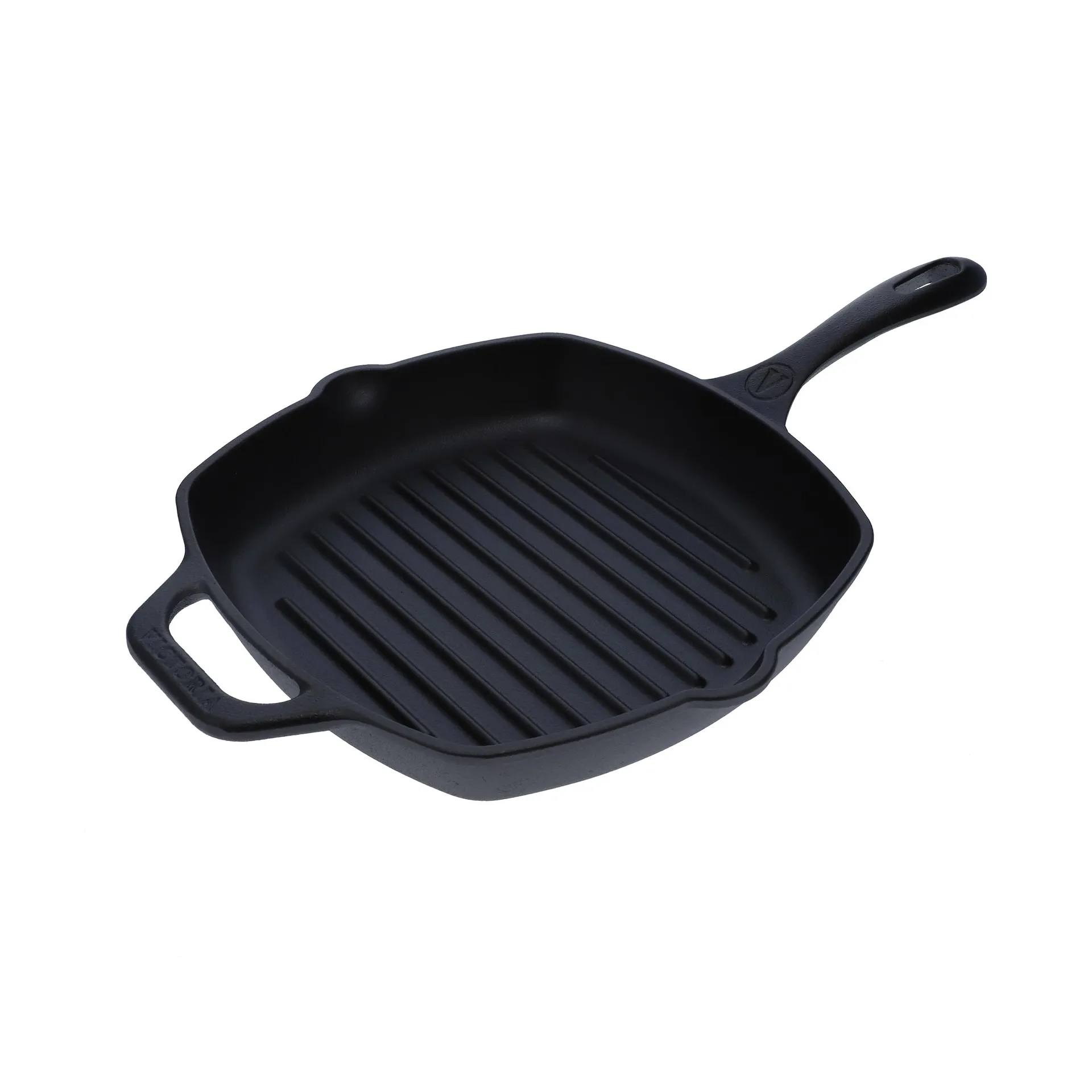 Victoria quadratische Grillpfanne Gusseisen pre-seasoned, 44,1x28,4 cm Victoria