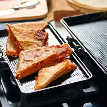 Victoria sandwich maker & paninipress pre-seasoned - 34,8x27 cm - Victoria
