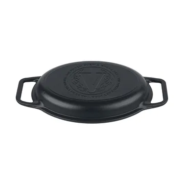Victoria Topf und Brotpfanne Gusseisen enameled - 2-teilig - Victoria