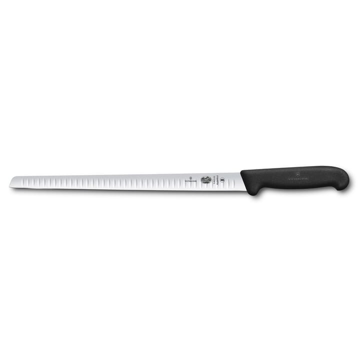 Fibrox  Lachsmesser gerippt 30cm, Edelstahl Victorinox