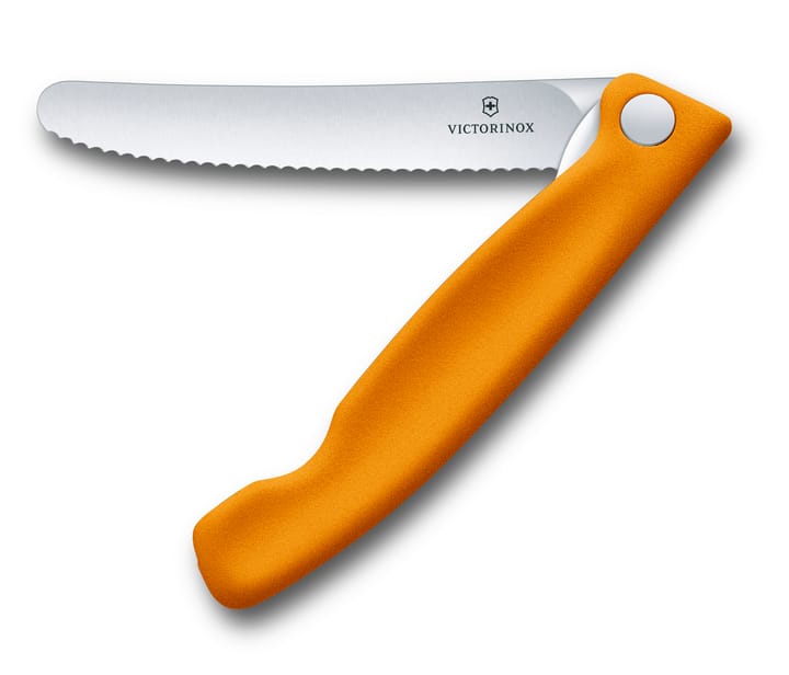 Swiss Classic Faltbares Schälmesser, Orange Victorinox