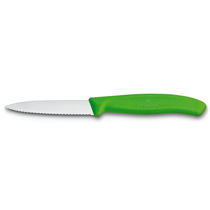 Swiss Classic Gemüse-/Schälmesser gezahnt 8cm - Grün - Victorinox