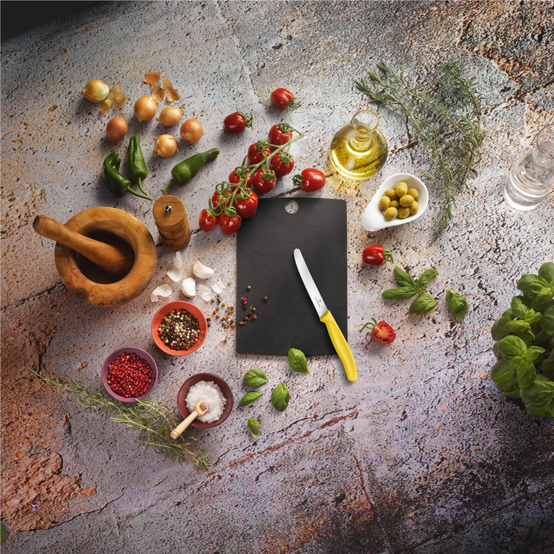 Swiss Classic Tomatenmesser 11cm, Gelb Victorinox