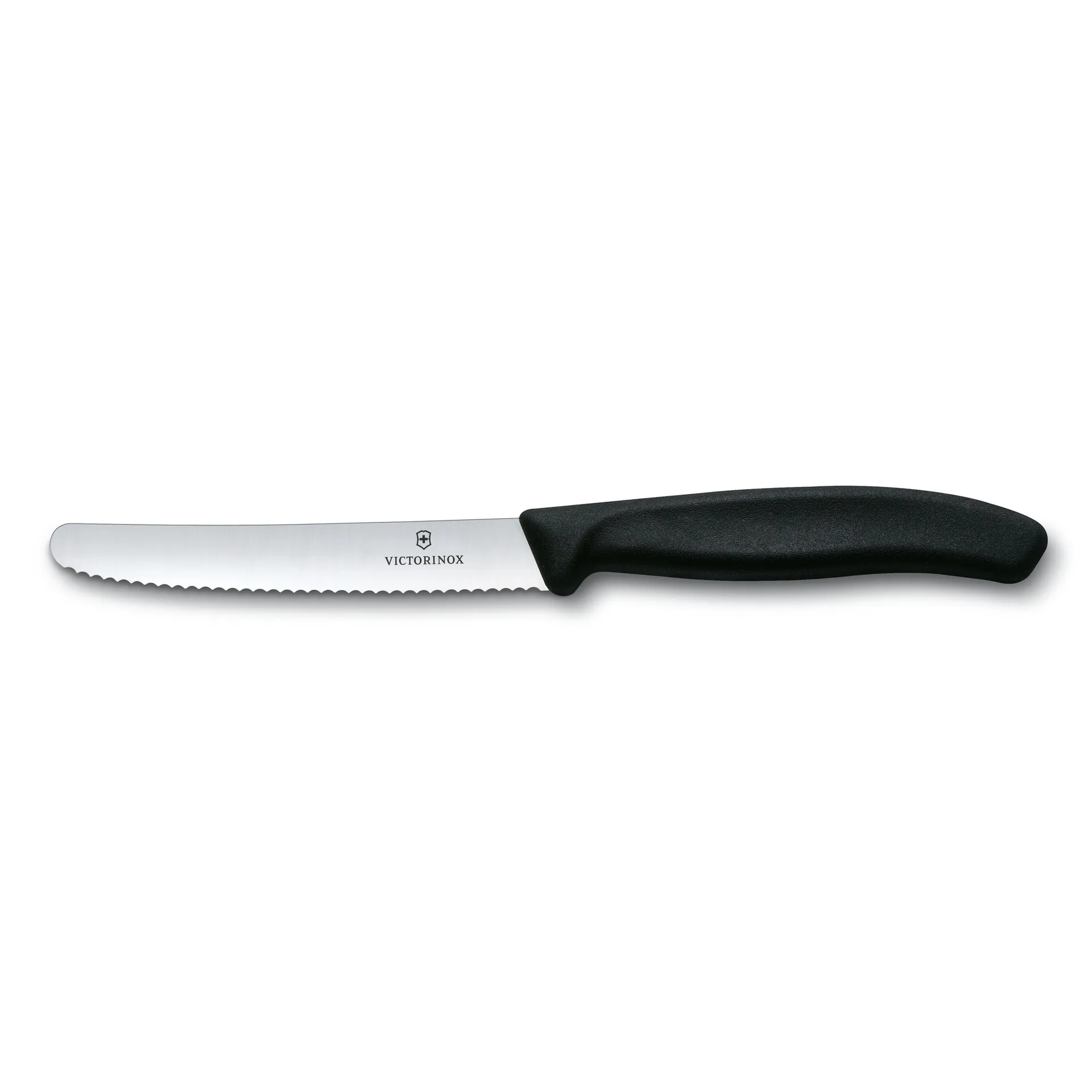 Swiss Classic Tomatenmesser 11cm, Schwarz Victorinox