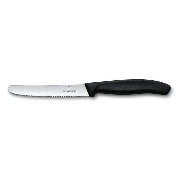 Swiss Classic Tomatenmesser 11cm, Schwarz Victorinox