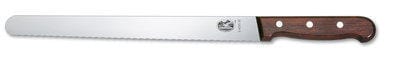 Victorinox Schinkenmesser mit Wellenschliff, Holzgriff Victorinox