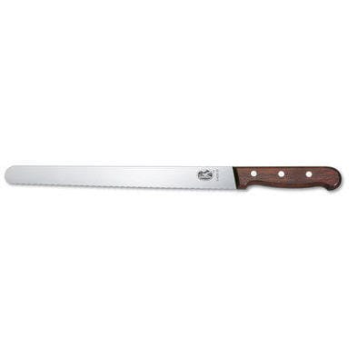 Victorinox Schinkenmesser mit Wellenschliff, Holzgriff Victorinox