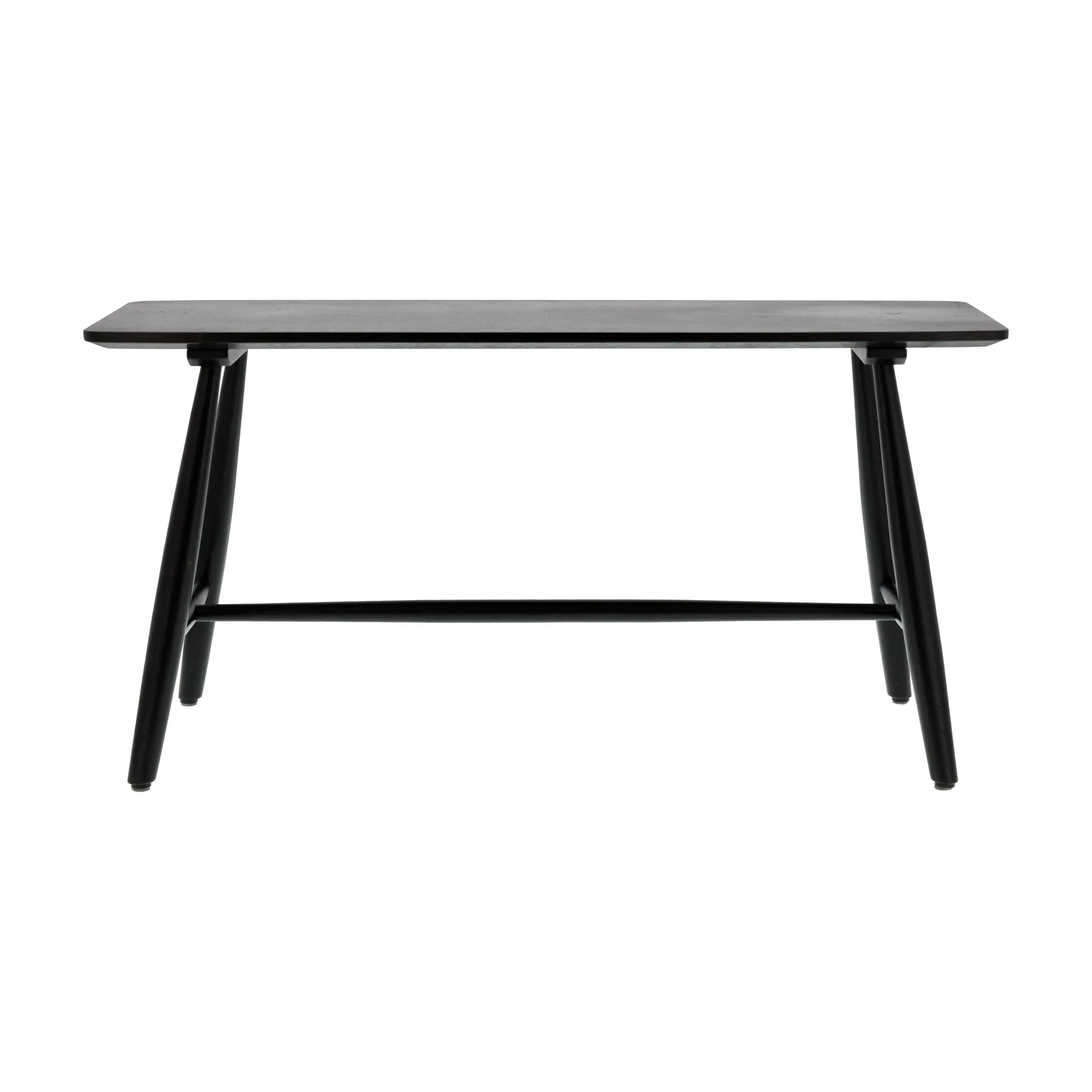 Bast Bank 90x28x45 cm, Schwarze massive eiche Villa Collection