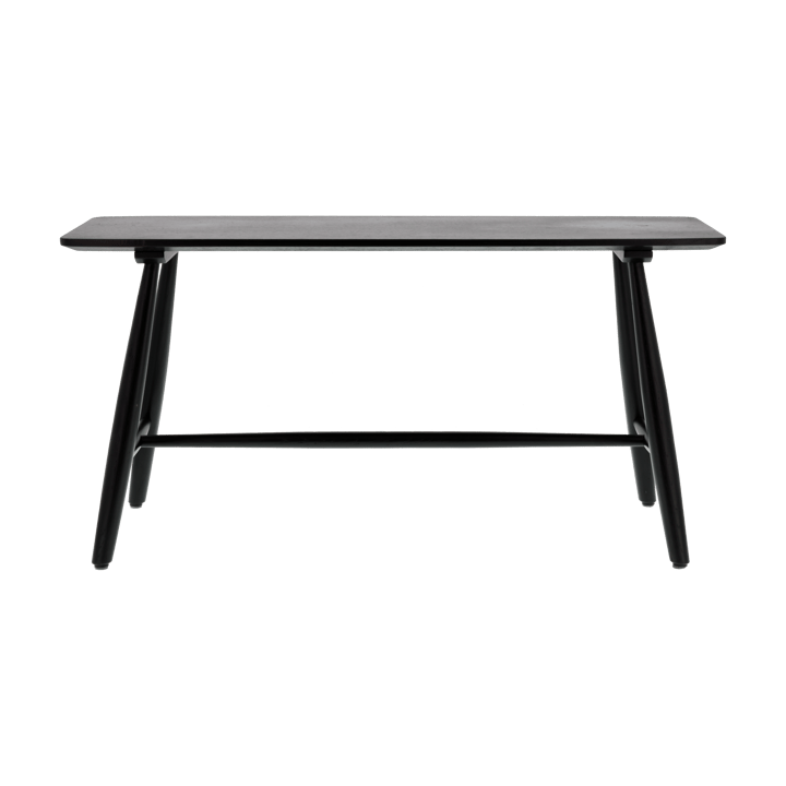 Bast Bank 90x28x45 cm, Schwarze massive eiche Villa Collection