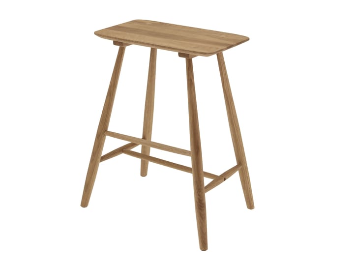 Bodo Hocker hoch 46,5x28x64 cm, Naturgeöltes massives eichenholz Villa Collection