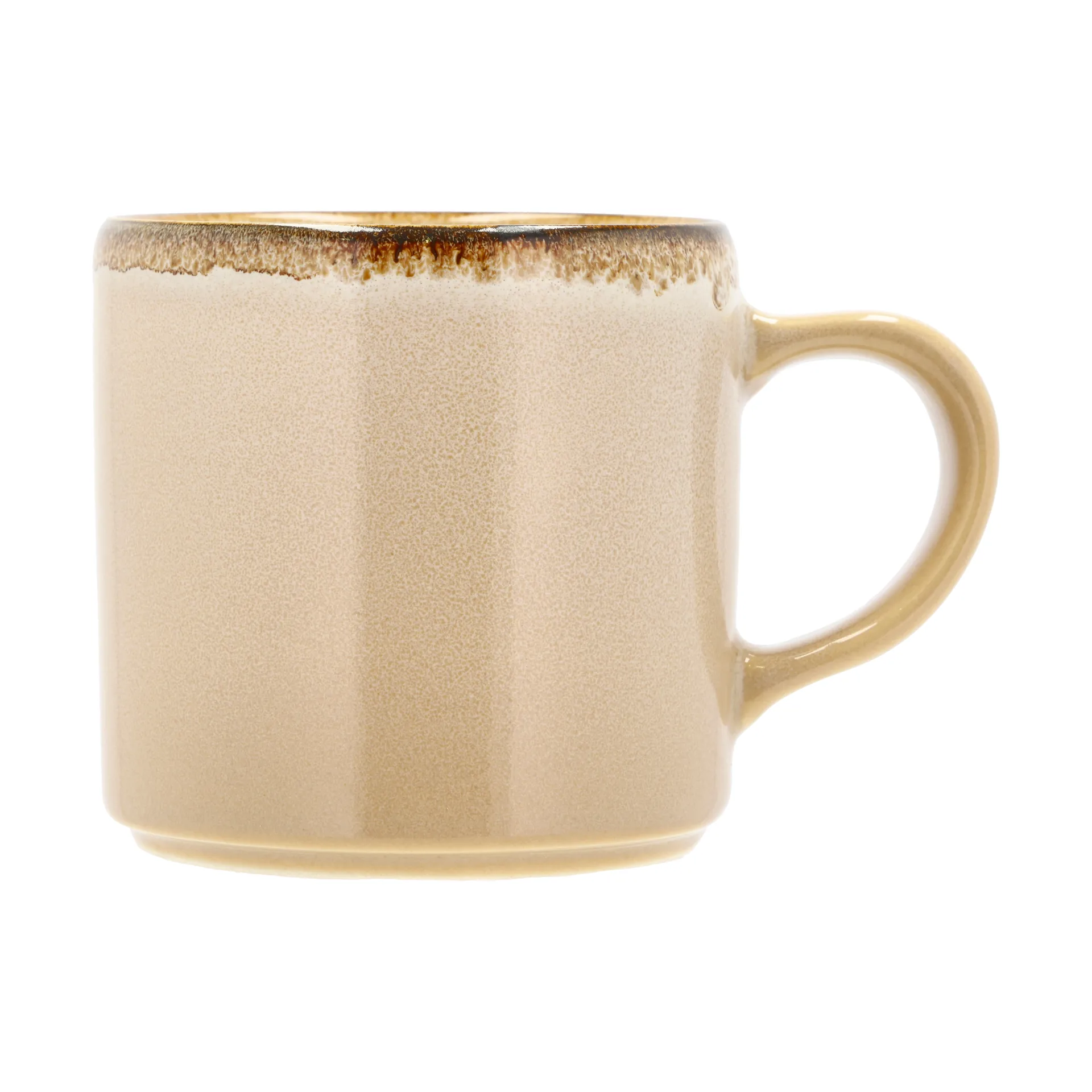 Iris Tasse mit Henkel 40 cl, Cremeweiß Villa Collection
