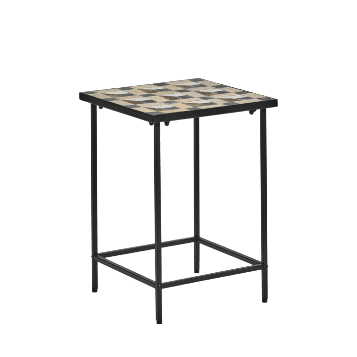 Karv Beistelltisch 38x38 cm, Schwarz Villa Collection