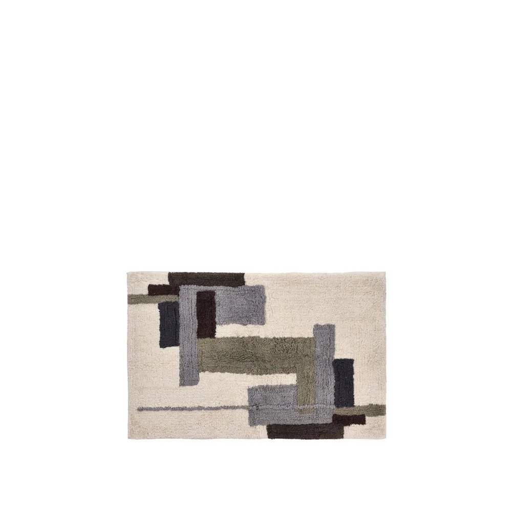 Laerk Teppich, Grau/offwhite, 70 x 110cm Villa Collection