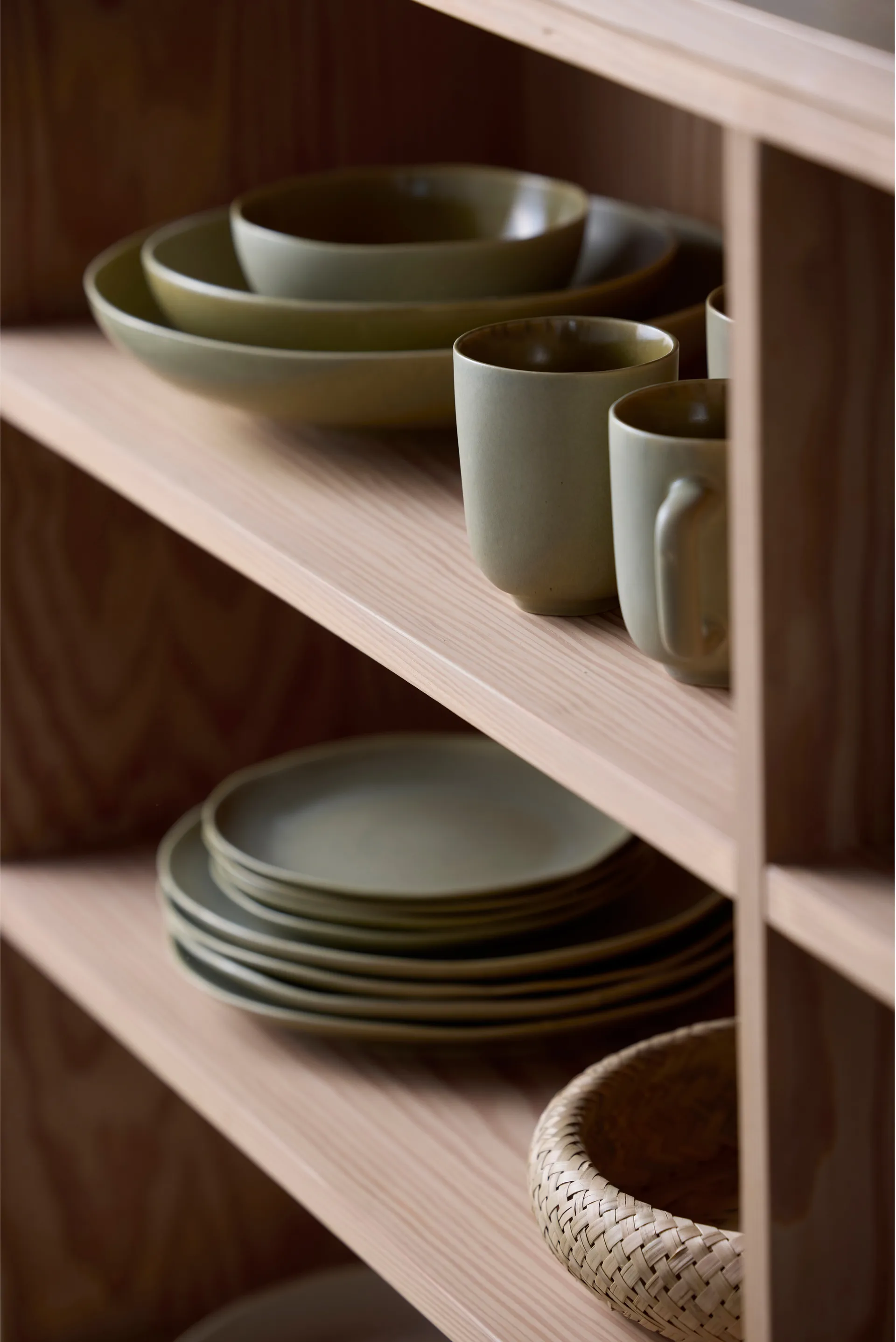 Shoku Pastateller Ø21 cm, Pure Green Villa Collection