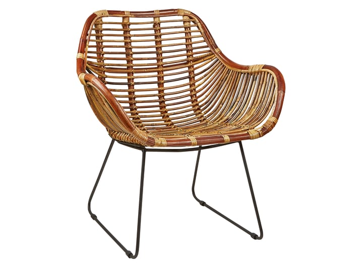 Sokna Stuhl, Naturrattan-metall Villa Collection