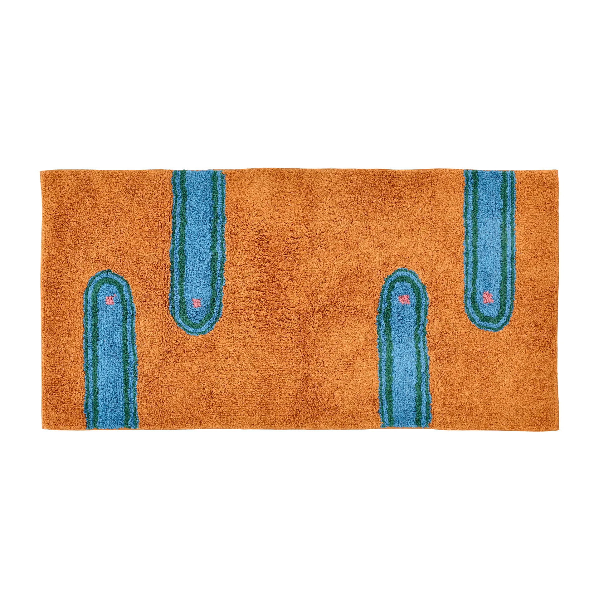 Styles getufteter Teppich 70 x 140cm, Brown Villa Collection