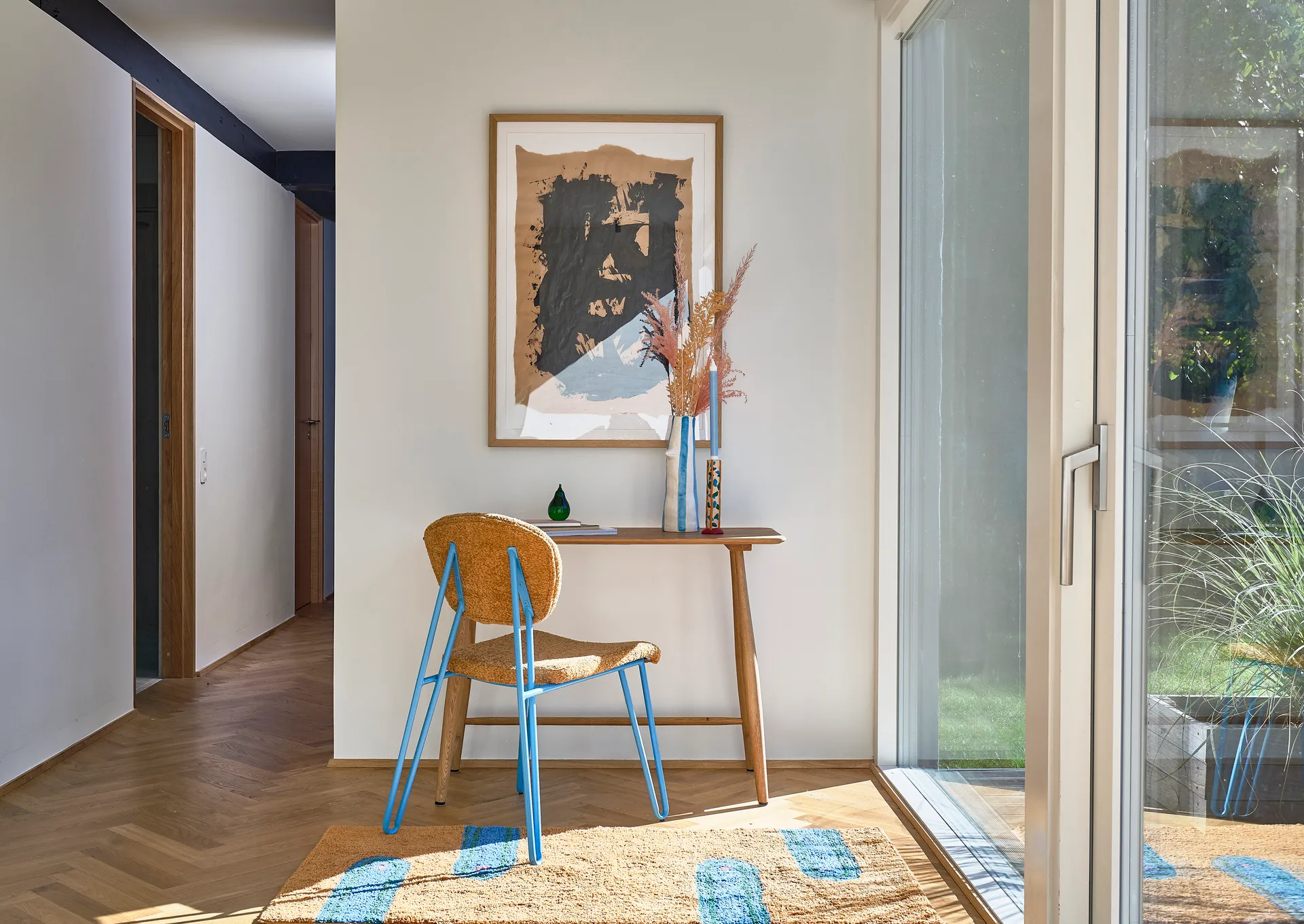 Styles Kerzenhalter Flecken 21cm, Blue-orange Villa Collection