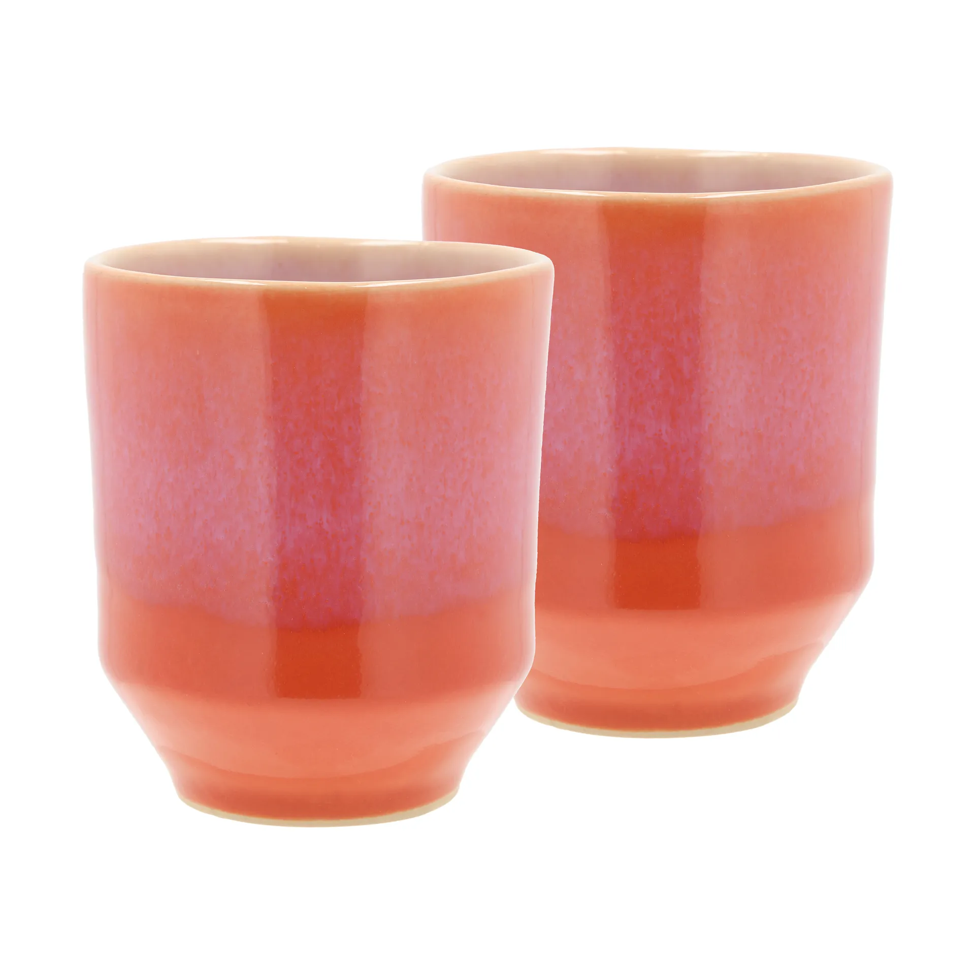 Styles Tasse 18 cl 2er-Pack, Lila-Orange Villa Collection
