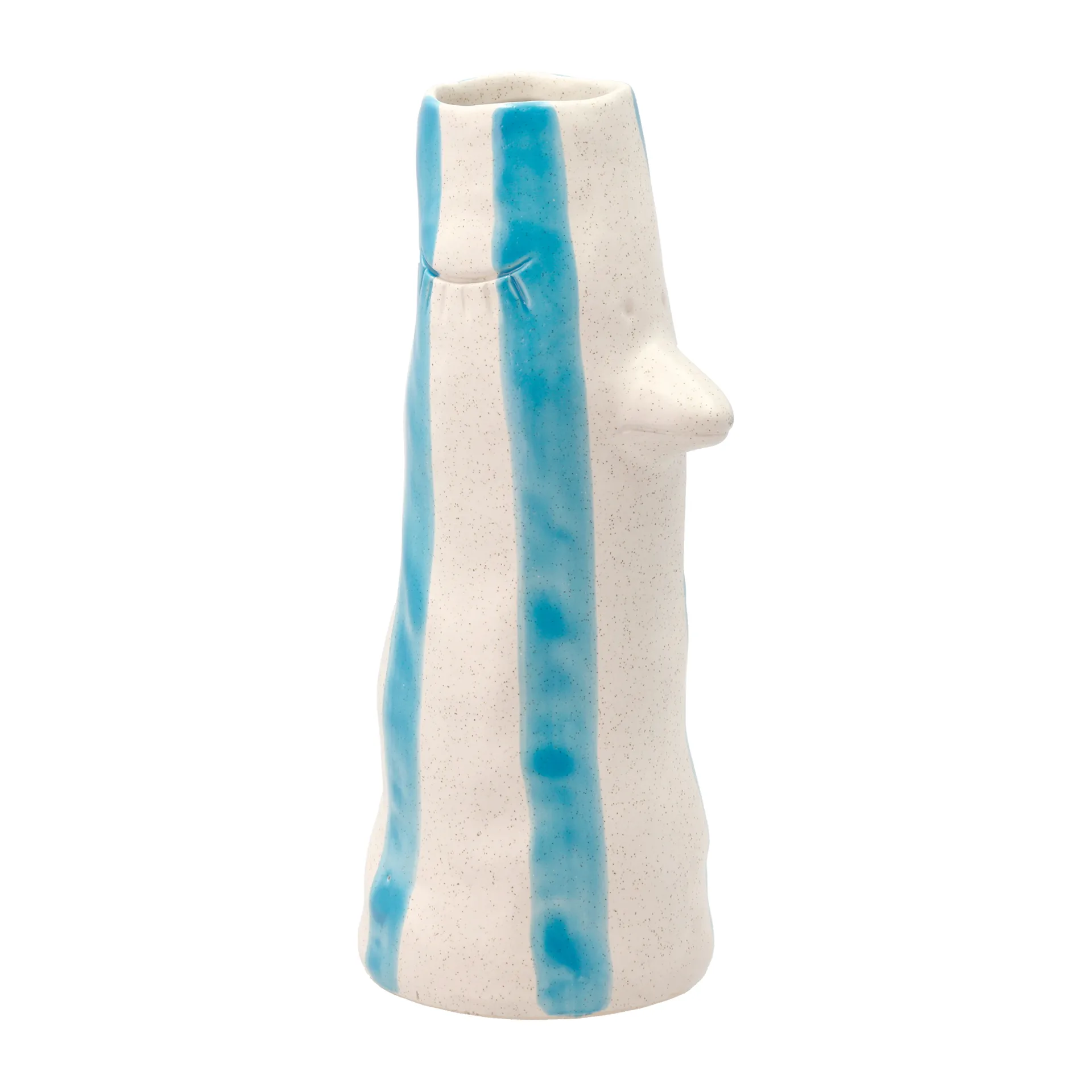 Styles Vase mit Schnabel und Wimpern 26cm, Blue Villa Collection