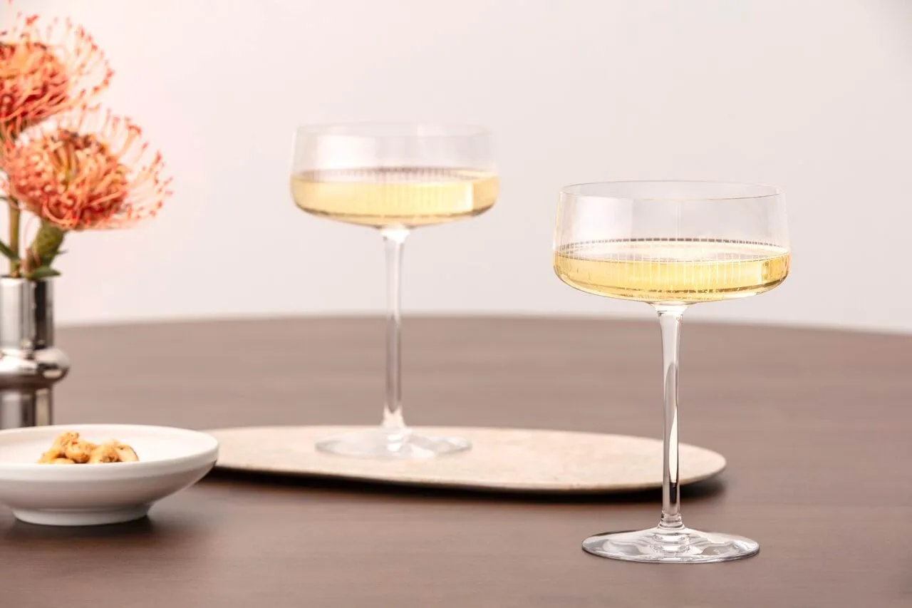 Afina Champagnerschale Glas, Transparent, 12 cl, 4er-Pack Villeroy & Boch