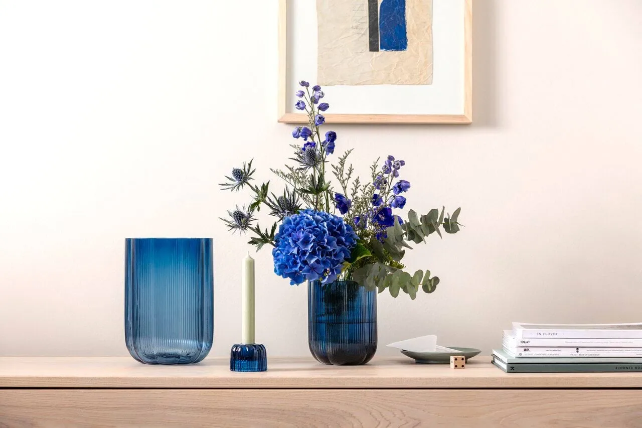 Fleur 2-in-1-Laterne, Blau, Ø6,3 cm Villeroy & Boch
