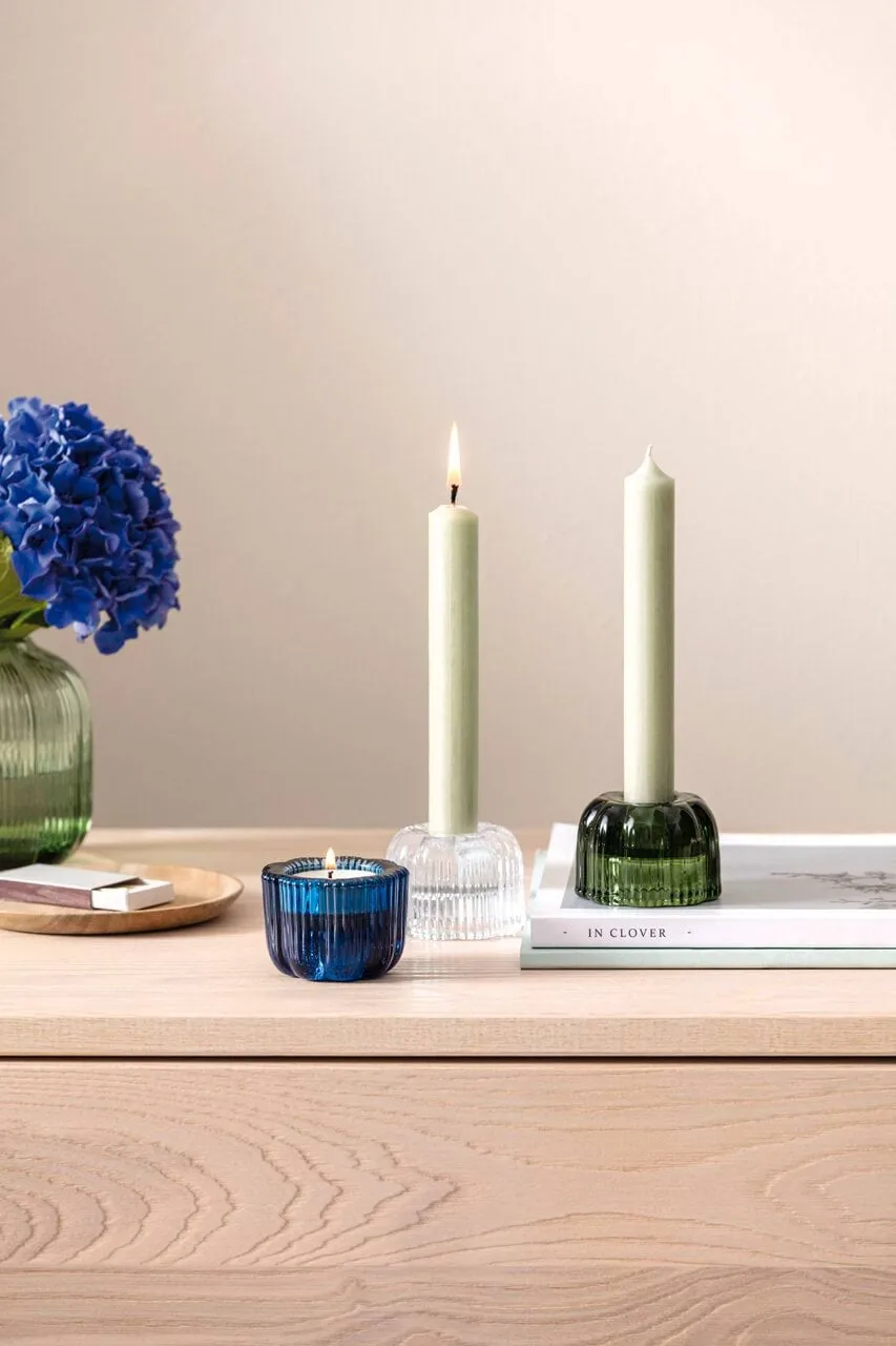Fleur 2-in-1-Laterne, Blau, Ø6,3 cm Villeroy & Boch