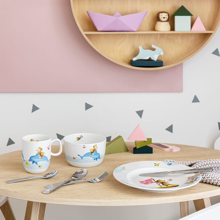 Happy as a Bear Kindergeschirr und Besteck, 7 Teile Villeroy & Boch