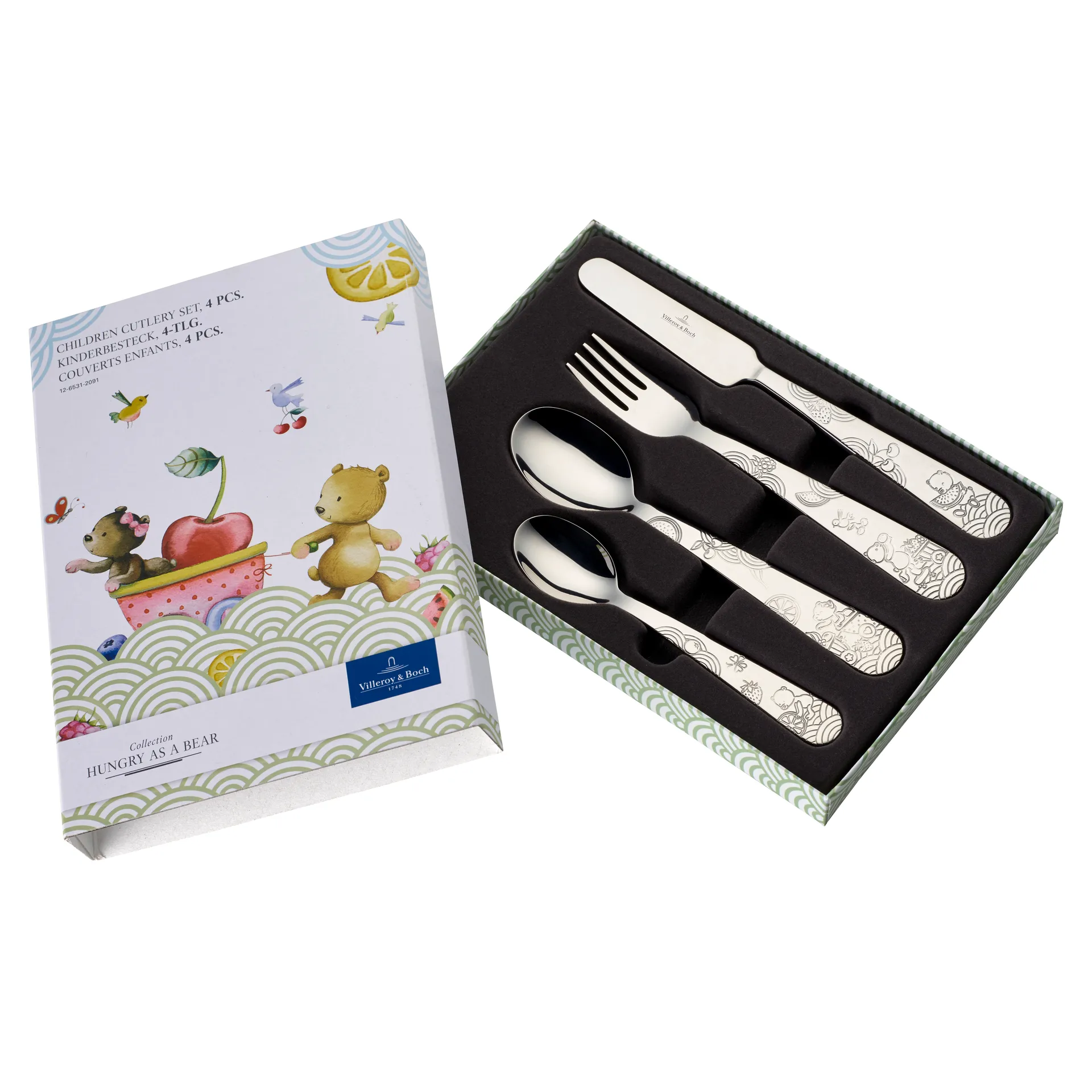 Hungry as a Bear Kinderbesteck 4 Teile, Edelstahl Villeroy & Boch