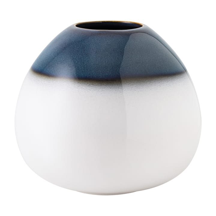 Lave Home egg-shaped Vase 13cm, Blau-weiß Villeroy & Boch
