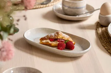 Perlmutt Sand Servierplatte - Beige, 23x13 cm - Villeroy & Boch
