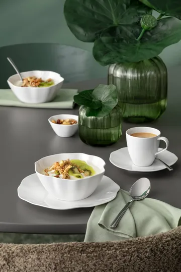 Pura Tasse mit Untertasse - Weiß, 2-teilig - Villeroy & Boch