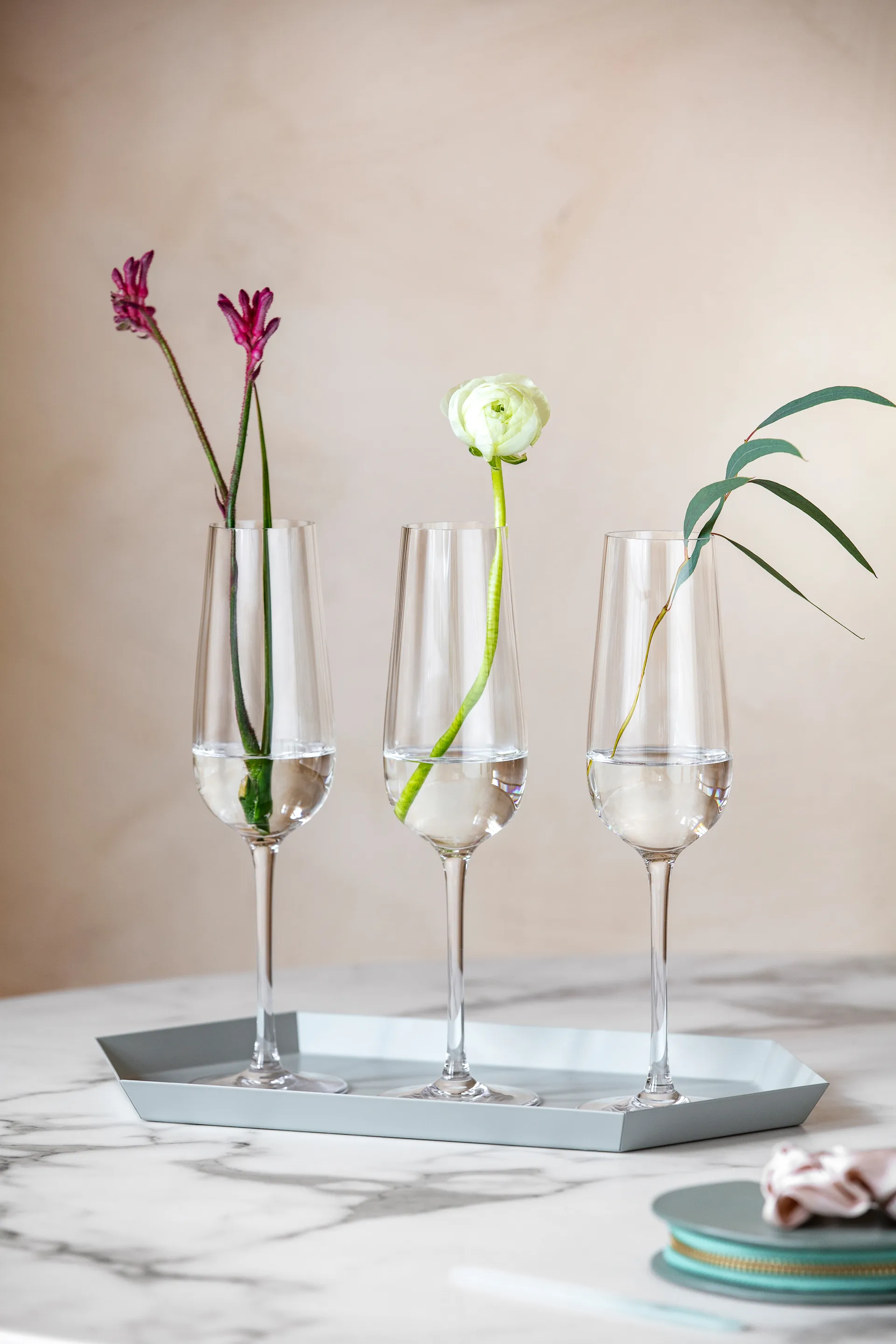 Rose Garden Sektglas 4er-Pack 29 cl, Transparent Villeroy & Boch