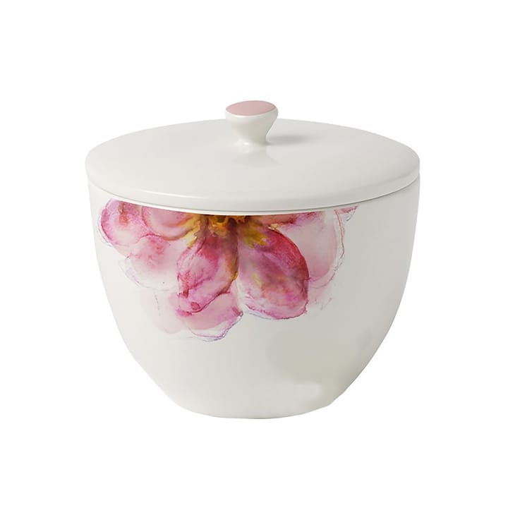 Rose Garden Teedose mit Deckel Ø13,5cm - Weiß - Villeroy & Boch