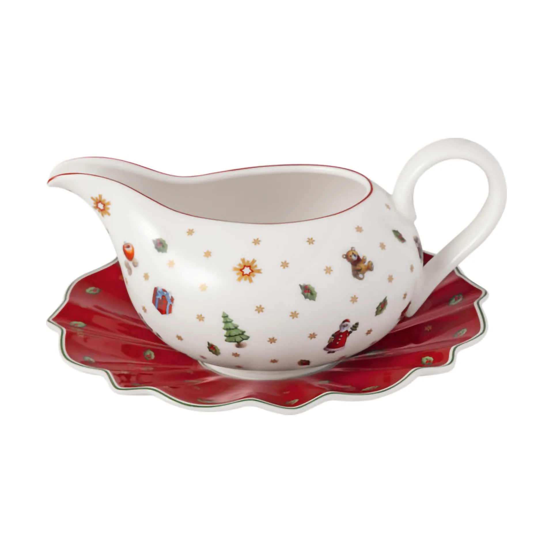 Toy's Delight Saucenkanne 50 cl mit Untertasse, Weiß-rot Villeroy & Boch