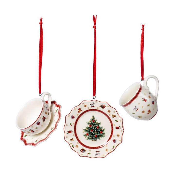 Toy's Delight Weihnachtsbaumshänge Serviceset 3 Teile - Weiß - Villeroy & Boch