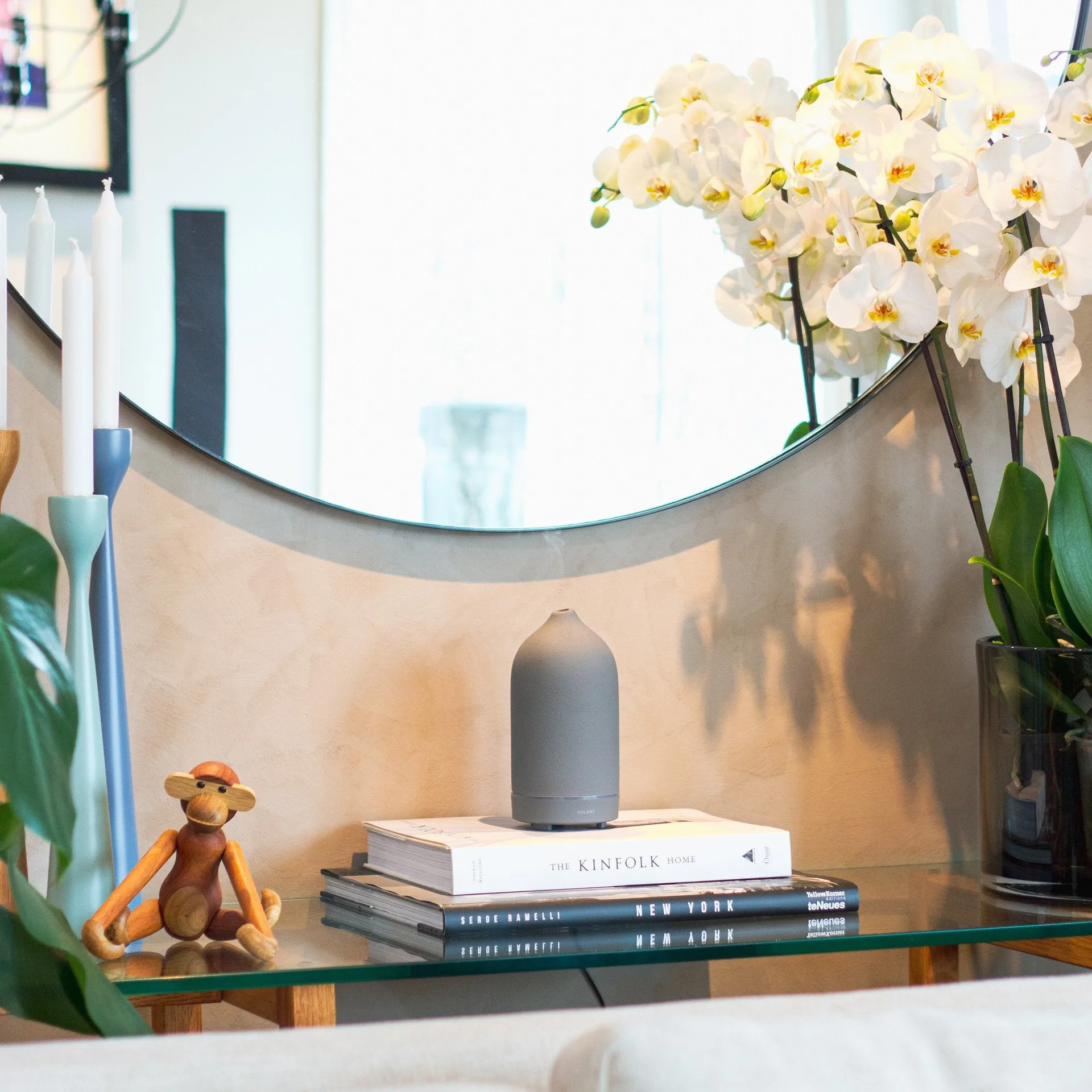 Stein-Diffuser 10 cl, Grau Volant