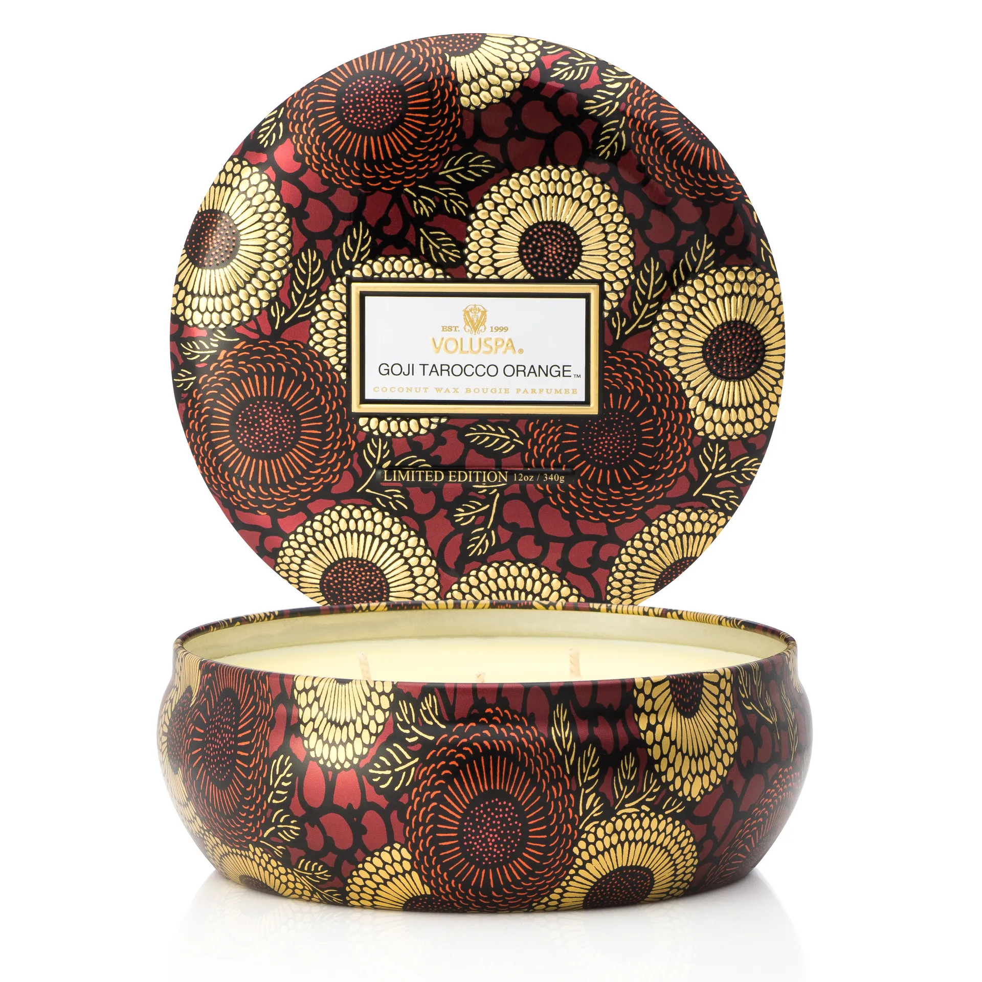 3-Docht Duftkerze in Dose 60h, Goji & Tarocco Orange Voluspa