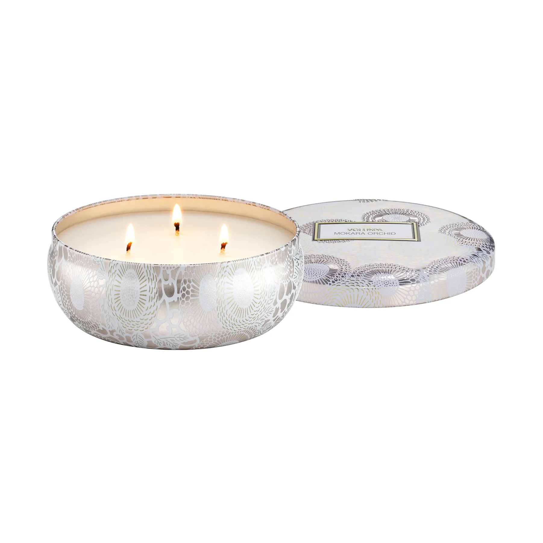 Japonica 3-wick Tin Duftkerze 40 Stunden, Mokara Orchid Voluspa