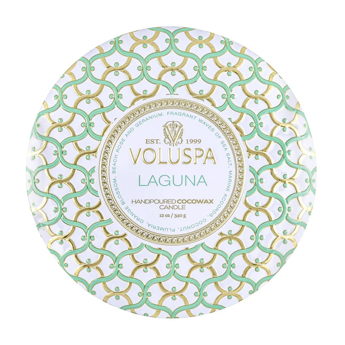 Maison Blanc 3-wick Tin Duftkerze 40 Stunden, Laguna Voluspa