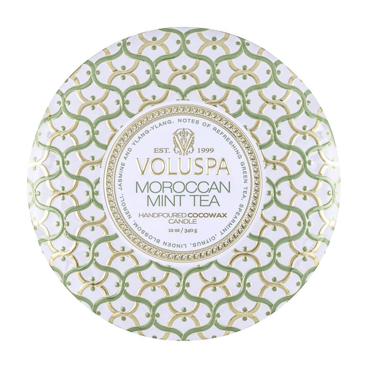 Maison Blanc 3-wick Tin Duftkerze 40 Stunden, Moroccan Mint Tea Voluspa