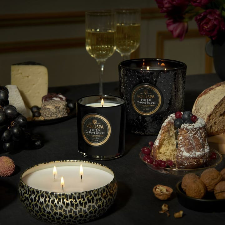 Maison Noir 3-wick Tin Duftkerze 40 Stunden, Crisp Champagne Voluspa