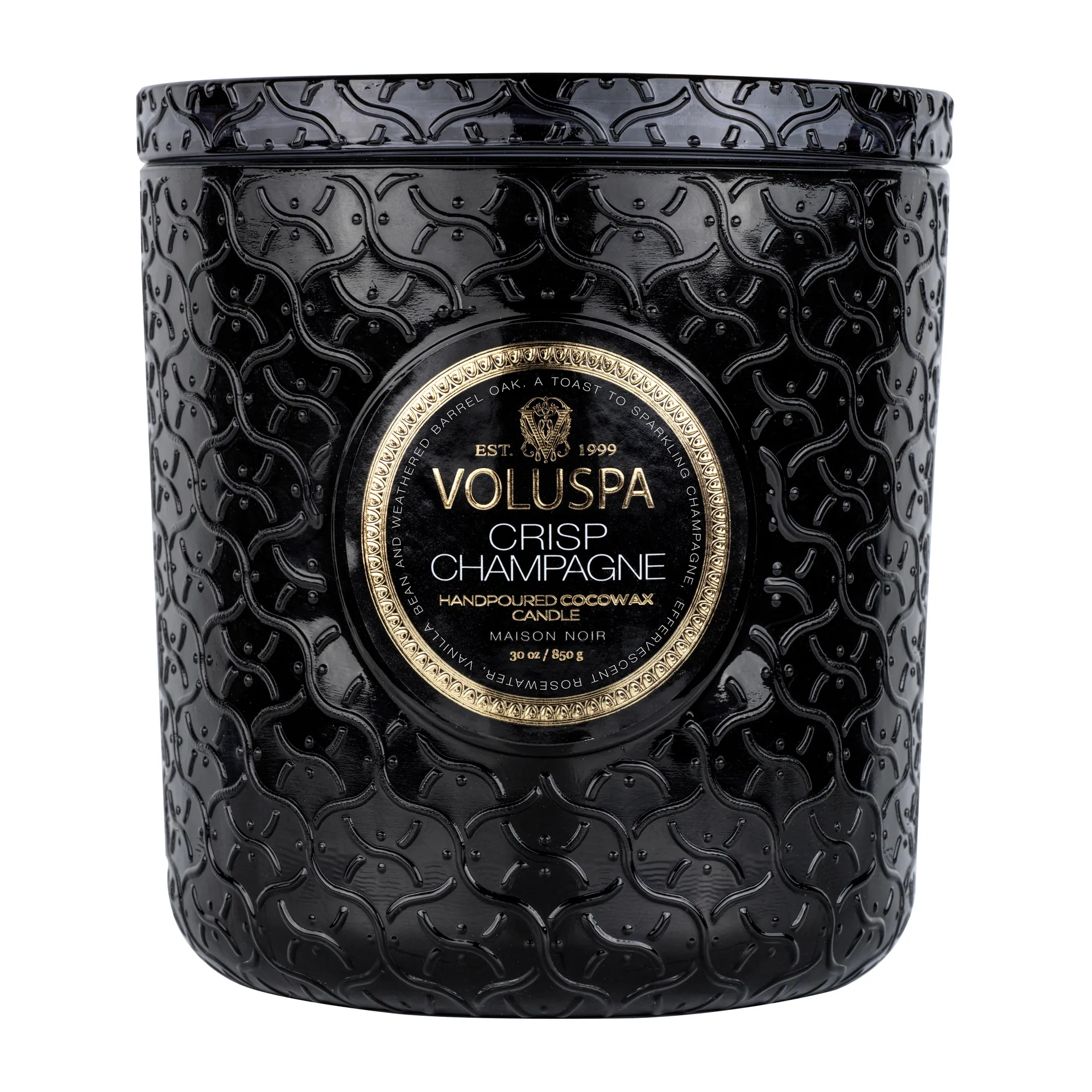 Maison Noir Luxe Duftkerze 80 Stunden, Crisp Champagne Voluspa