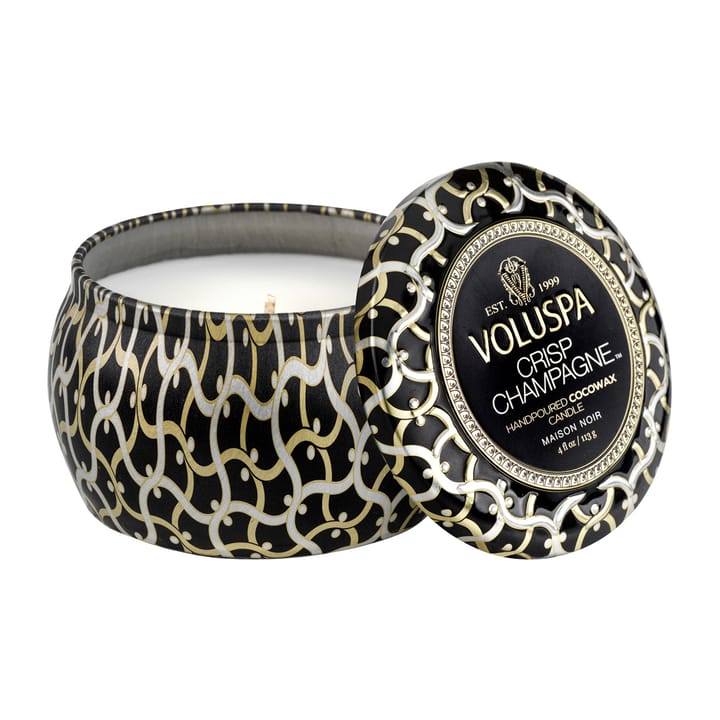 Maison Noir Mini Tin Duftkerze 25 Stunden, Crisp Champagne Voluspa