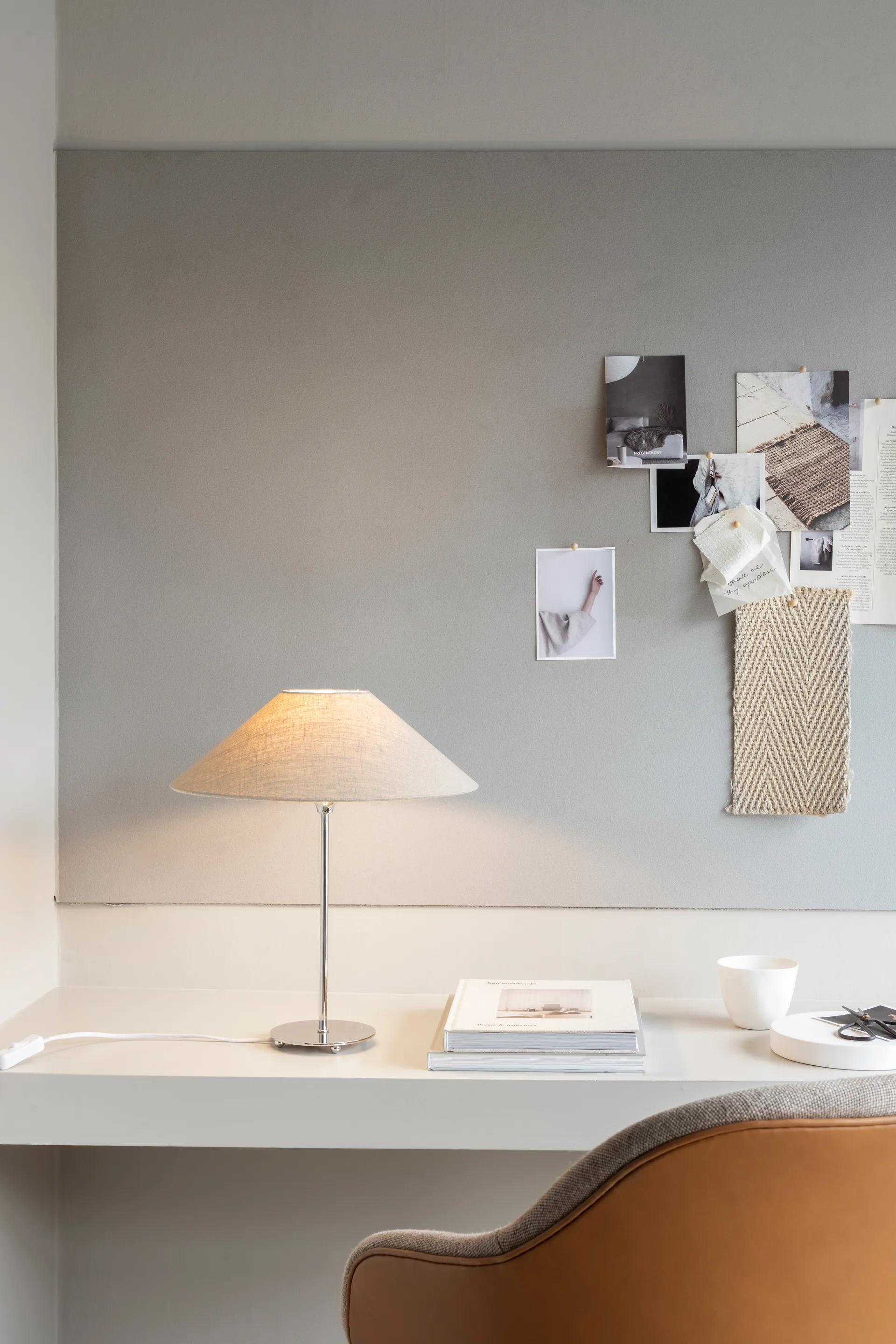 Basic flat Lampenschirm Ø36cm, Natural Watt & Veke