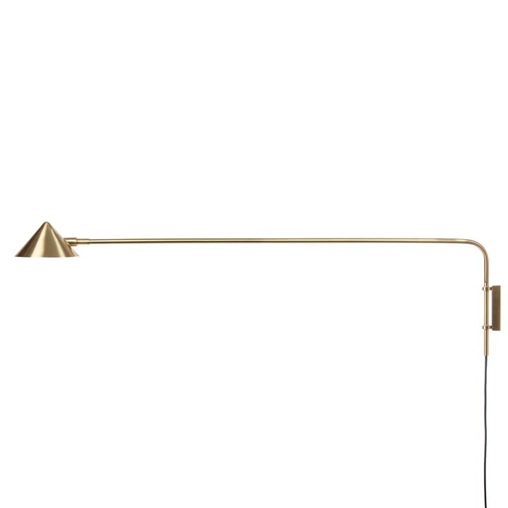 Kelly Wandleuchte langer Arm, Gold Watt & Veke